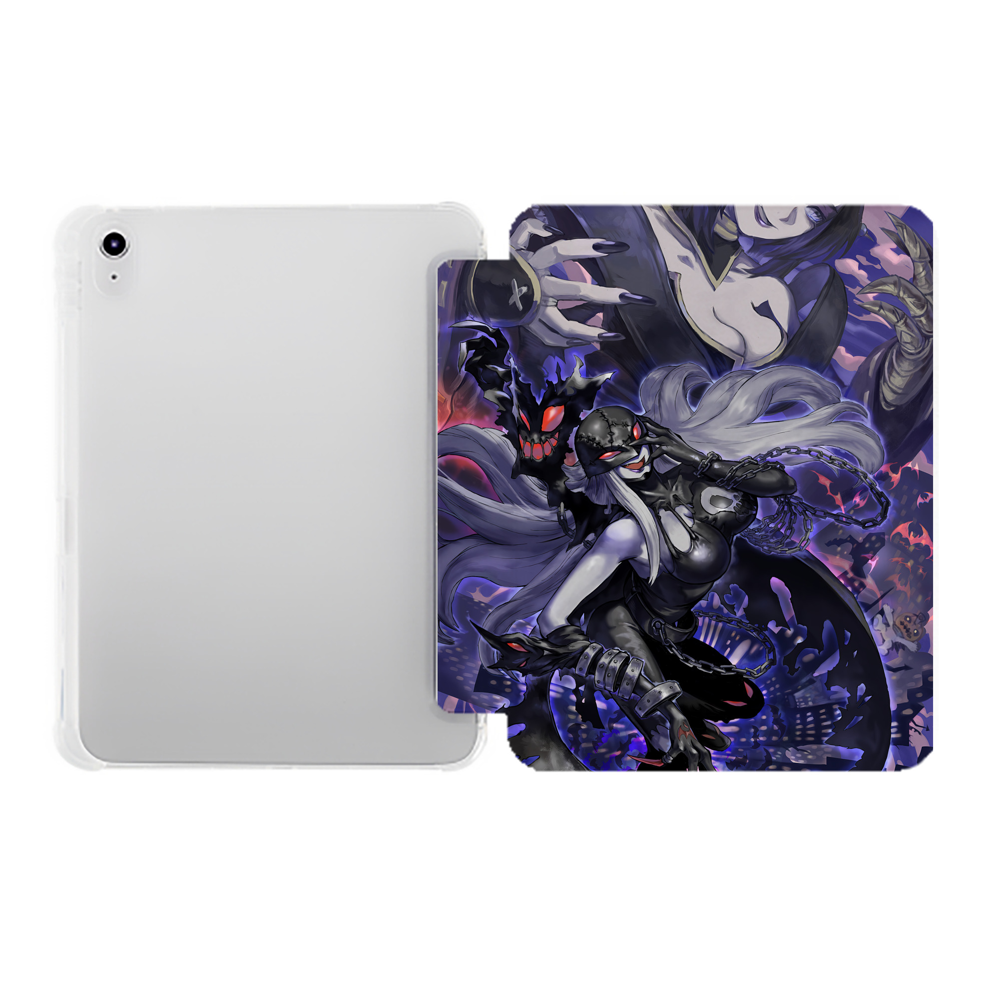 （画像用） Digimon デジタルモンスター/デジモン IPad ケース ペン収納付き 三つ折りスタンド PUレザー×シリコン 対応機種9.5/10.5/10.9インチ